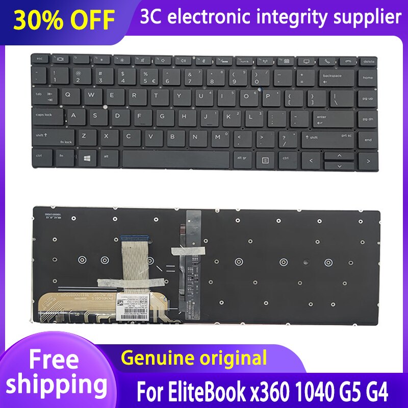 ƮϿ ̱ Ʈ Ű, HP EliteBook X360 1040 G5 G4 ø, , P/N: 2H-BAZU1I64311, ǰ